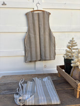 Load image into Gallery viewer, French Ticking Smock Apron {RESTOCK}