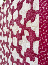 Load image into Gallery viewer, Vintage Quilt {burgundy}