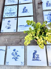 Load image into Gallery viewer, Individual Vintage Tiles {blue}