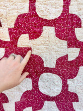 Load image into Gallery viewer, Vintage Quilt {burgundy}