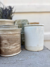 Load image into Gallery viewer, Antique French Confiture Pot {stained}