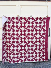 Load image into Gallery viewer, Vintage Quilt {burgundy}