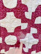 Load image into Gallery viewer, Vintage Quilt {burgundy}