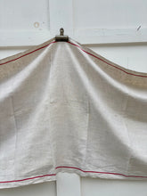 Load image into Gallery viewer, Antique French Linen Runner {red}