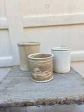 Load image into Gallery viewer, Antique French Confiture Pot {stained}
