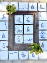 Load image into Gallery viewer, Individual Vintage Tiles {blue}
