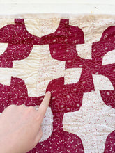 Load image into Gallery viewer, Vintage Quilt {burgundy}

