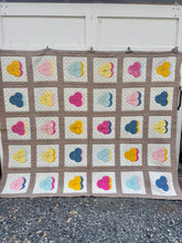 Load image into Gallery viewer, Vintage Pansy Quilt
