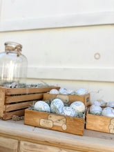 Load image into Gallery viewer, Medium Wooden Crate {Bee Theme}
