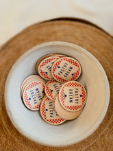 Load image into Gallery viewer, Set of 4 Vintage Dairy Tops
