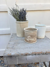 Load image into Gallery viewer, Antique French Confiture Pot {stained}
