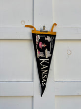 Load image into Gallery viewer, Vintage Felt Pennant Flag {Kansas}
