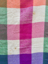 Load image into Gallery viewer, Vintage Wool Blanket {fringed}
