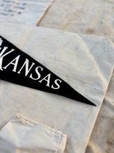Load image into Gallery viewer, Vintage Felt Pennant Flag {Kansas}
