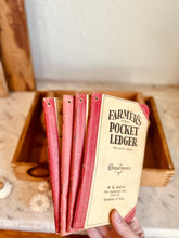 Load image into Gallery viewer, Vintage Farmer’s Pocket Ledger
