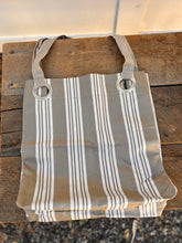 Load image into Gallery viewer, French Ticking Tote Bag
