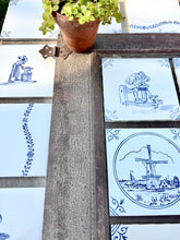 Load image into Gallery viewer, Individual Vintage Tiles {blue}

