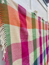Load image into Gallery viewer, Vintage Wool Blanket {fringed}
