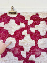 Load image into Gallery viewer, Vintage Quilt {burgundy}
