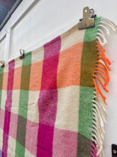 Load image into Gallery viewer, Vintage Wool Blanket {fringed}
