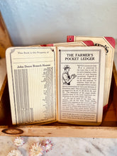 Load image into Gallery viewer, Vintage Farmer’s Pocket Ledger
