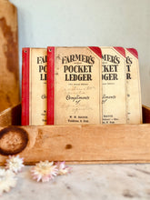 Load image into Gallery viewer, Vintage Farmer’s Pocket Ledger
