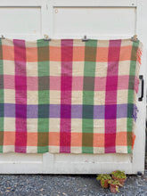 Load image into Gallery viewer, Vintage Wool Blanket {fringed}
